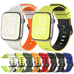 Bracelete de relógio diagonal bicolor em silicone, para Apple Watch 46mm / 49mm / 45mm / 44mm