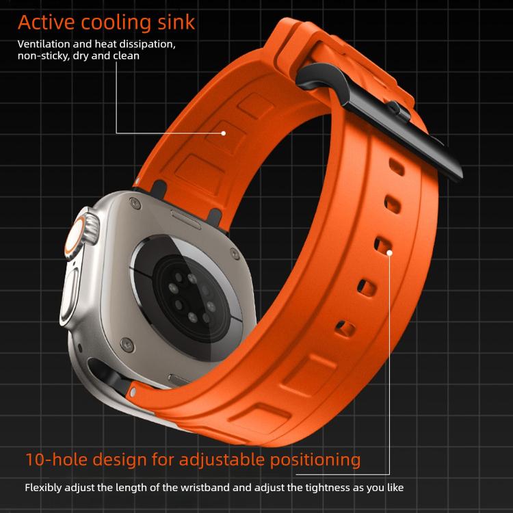 Correia de relógio em silicone com armadura de tripla camada, para Apple Watch 49mm / 46mm / 45mm / 44mm, para Apple Watch 42mm / 41mm / 40mm / 38mm