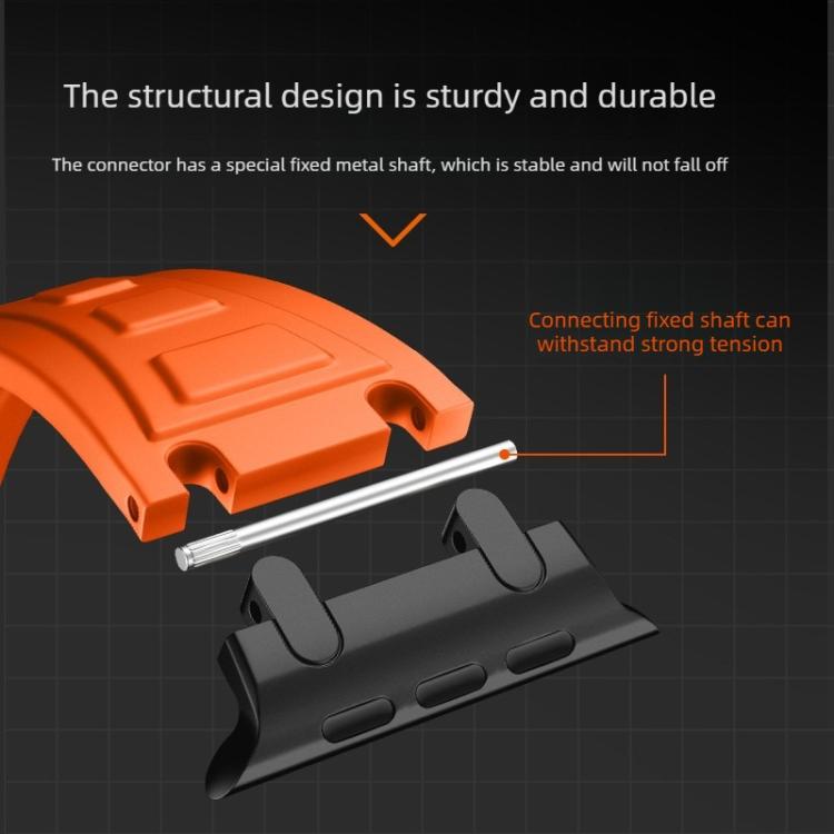 Correia de relógio em silicone com armadura de tripla camada, para Apple Watch 49mm / 46mm / 45mm / 44mm, para Apple Watch 42mm / 41mm / 40mm / 38mm