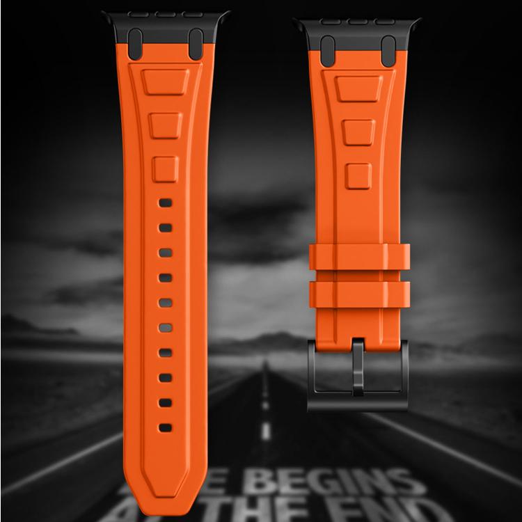 Correia de relógio em silicone com armadura de tripla camada, para Apple Watch 49mm / 46mm / 45mm / 44mm, para Apple Watch 42mm / 41mm / 40mm / 38mm