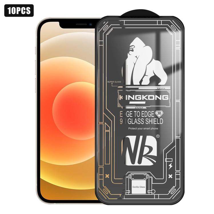 10pcs Filme de Vidro Temperado HD Electroplated à Prova de Explosão Resistente a Riscos com Borda Arqueada Grande 3D, Para iPhone 17 Pro Max, Para iPhone 17 Pro, Para iPhone 17, Para iPhone Air, Para iPhone 16 Pro Max, Para iPhone 16 Pro, Para iPhone 16