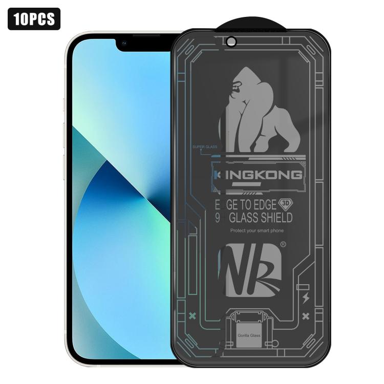 10pcs 3D Large Arc Edge Electroplated Explosion-Proof Scratch-Resistant Full-Screen 360 Privacy Tempered Glass Film, For iPhone 17 Pro Max, For iPhone 17 Pro, For iPhone 17, For iPhone Air, For iPhone 16 Pro Max, For iPhone 16 Pro, For iPhone 16