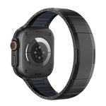 Correia de relógio em aço inoxidável bicolor curva com fecho lateral de libertação rápida, para Apple Watch 49mm / 46mm / 45mm / 44mm, para Apple Watch 42mm / 41mm / 40mm / 38mm