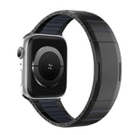 Correia de relógio em aço inoxidável bicolor curva com fecho lateral de libertação rápida, para Apple Watch 49mm / 46mm / 45mm / 44mm, para Apple Watch 42mm / 41mm / 40mm / 38mm