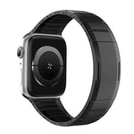 Correia de relógio em aço inoxidável bicolor curva com fecho lateral de libertação rápida, para Apple Watch 49mm / 46mm / 45mm / 44mm, para Apple Watch 42mm / 41mm / 40mm / 38mm