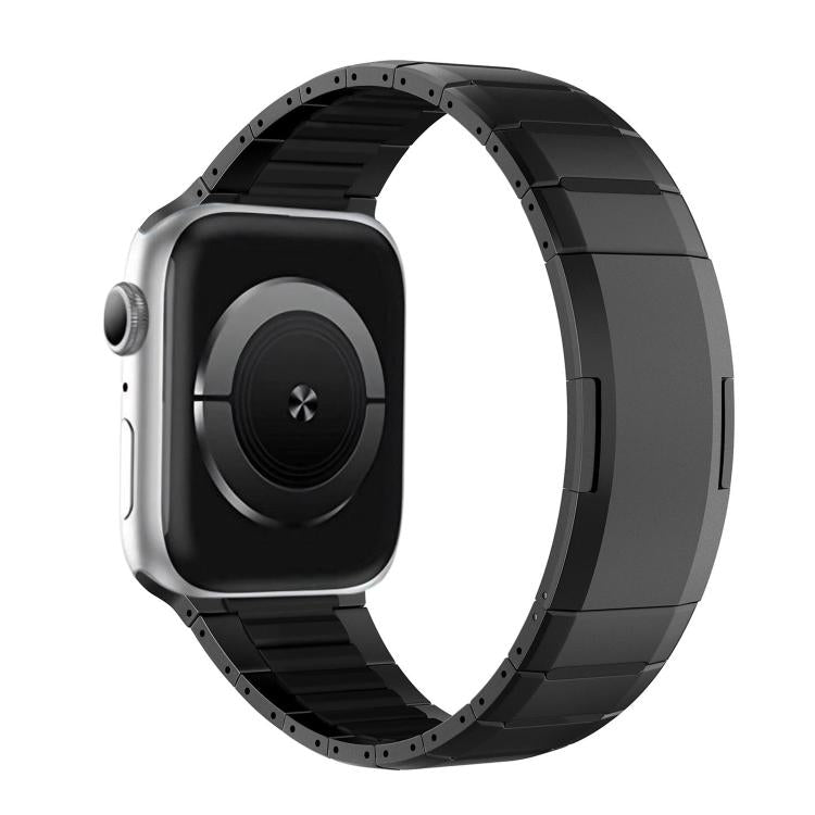 Correia de relógio em aço inoxidável bicolor curva com fecho lateral de libertação rápida, para Apple Watch 49mm / 46mm / 45mm / 44mm, para Apple Watch 42mm / 41mm / 40mm / 38mm