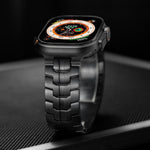 Correia de relógio magnética em titânio Iron Man, para Apple Watch 46mm / 49mm / 45mm / 44mm