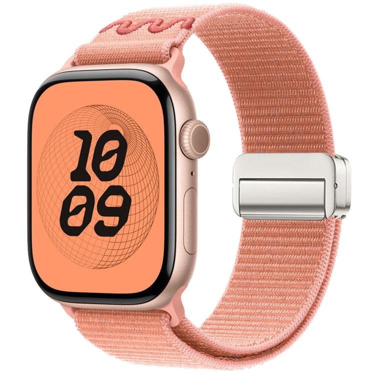 Correia de relógio de nylon com fivela magnética, para Apple Watch 46mm / 49mm / 45mm / 44mm, para Apple Watch 42mm / 41mm / 40mm / 38mm