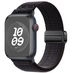 Correia de relógio de nylon com fivela magnética, para Apple Watch 46mm / 49mm / 45mm / 44mm, para Apple Watch 42mm / 41mm / 40mm / 38mm