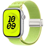 Correia de relógio de nylon com fivela magnética, para Apple Watch 46mm / 49mm / 45mm / 44mm, para Apple Watch 42mm / 41mm / 40mm / 38mm