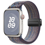 Correia de relógio de nylon com fivela magnética, para Apple Watch 46mm / 49mm / 45mm / 44mm, para Apple Watch 42mm / 41mm / 40mm / 38mm