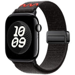 Correia de relógio de nylon com fivela magnética, para Apple Watch 46mm / 49mm / 45mm / 44mm, para Apple Watch 42mm / 41mm / 40mm / 38mm