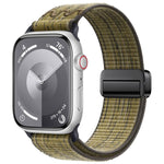 Correia de relógio de nylon com fivela magnética, para Apple Watch 46mm / 49mm / 45mm / 44mm, para Apple Watch 42mm / 41mm / 40mm / 38mm