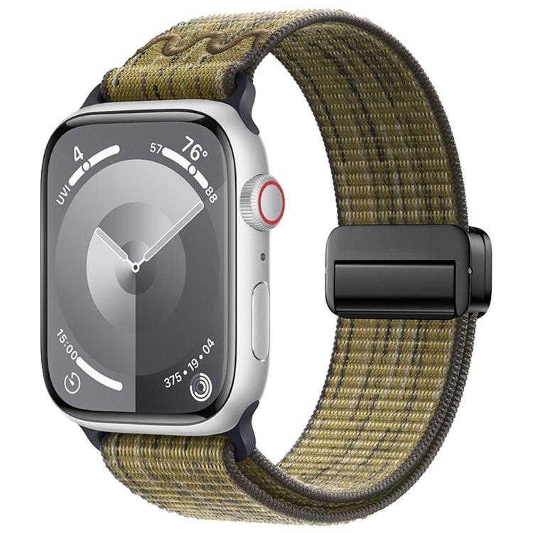 Correia de relógio de nylon com fivela magnética, para Apple Watch 46mm / 49mm / 45mm / 44mm, para Apple Watch 42mm / 41mm / 40mm / 38mm