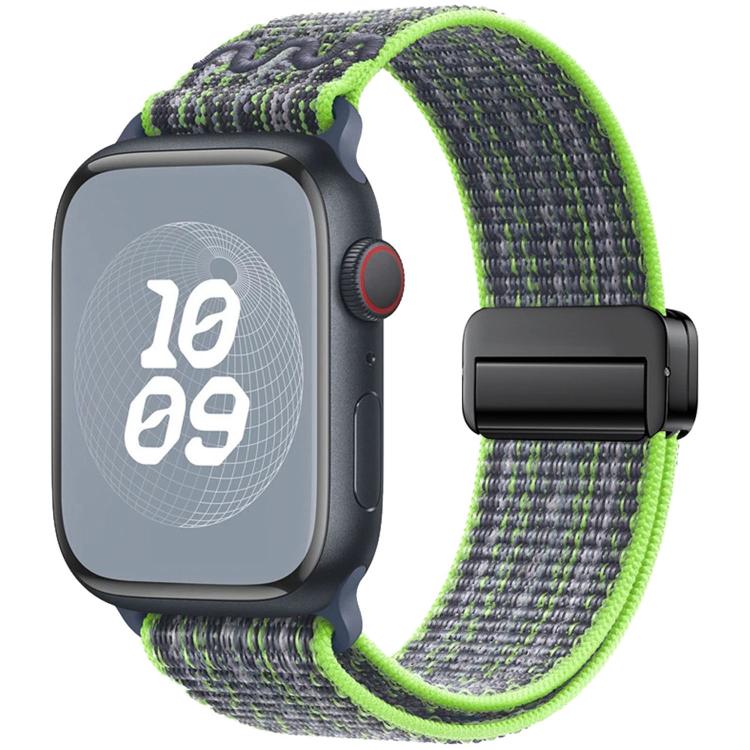 Correia de relógio de nylon com fivela magnética, para Apple Watch 46mm / 49mm / 45mm / 44mm, para Apple Watch 42mm / 41mm / 40mm / 38mm