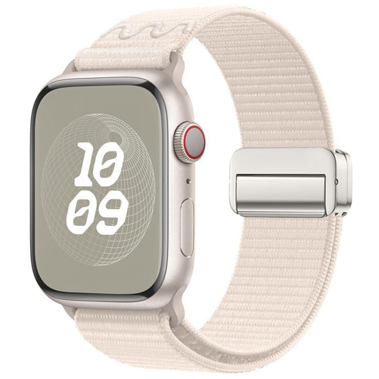 Correia de relógio de nylon com fivela magnética, para Apple Watch 46mm / 49mm / 45mm / 44mm, para Apple Watch 42mm / 41mm / 40mm / 38mm