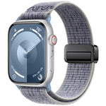 Correia de relógio de nylon com fivela magnética, para Apple Watch 46mm / 49mm / 45mm / 44mm, para Apple Watch 42mm / 41mm / 40mm / 38mm