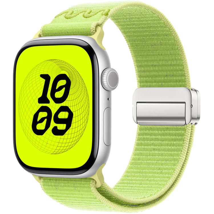 Correia de relógio de nylon com fivela magnética, para Apple Watch 46mm / 49mm / 45mm / 44mm, para Apple Watch 42mm / 41mm / 40mm / 38mm