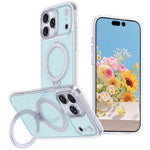 Capa de telemóvel com suporte magnético e glitter estrelado, para iPhone 17 Pro Max, para iPhone 17 Pro, para iPhone 17