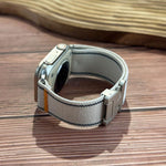 Correia de relógio de nylon trançado com fivela refletora, para Apple Watch 49mm / 46mm / 45mm / 44mm, para Apple Watch 42mm / 41mm / 40mm / 38mm