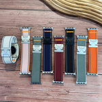 Correia de relógio de nylon trançado com fivela refletora, para Apple Watch 49mm / 46mm / 45mm / 44mm, para Apple Watch 42mm / 41mm / 40mm / 38mm