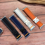 Correia de relógio de nylon trançado com fivela refletora, para Apple Watch 49mm / 46mm / 45mm / 44mm, para Apple Watch 42mm / 41mm / 40mm / 38mm