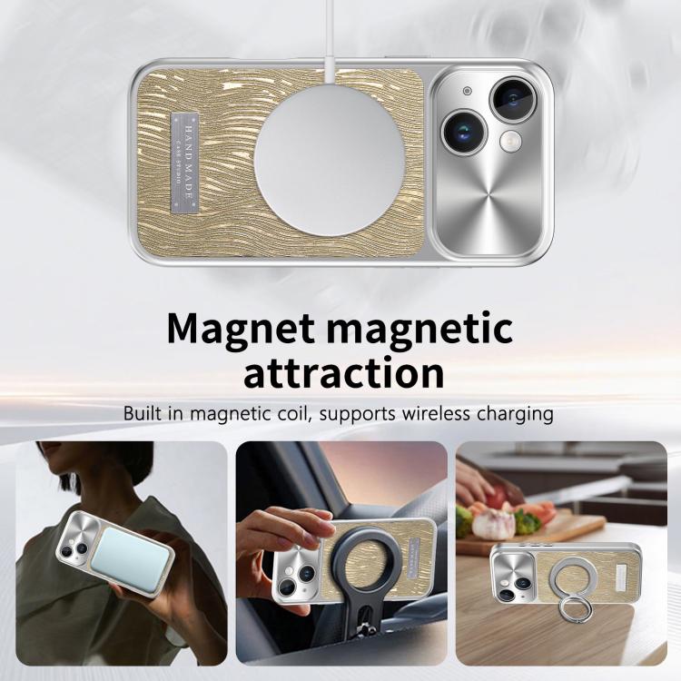 Capa de Telemóvel Magnética Antichoque com Ondas de Água Fluida, Para iPhone 15, Para iPhone 14, Para iPhone 14 Pro, Para iPhone 14 Pro Max, Para iPhone 13 Pro Max, Para iPhone 13 Pro, Para iPhone 13