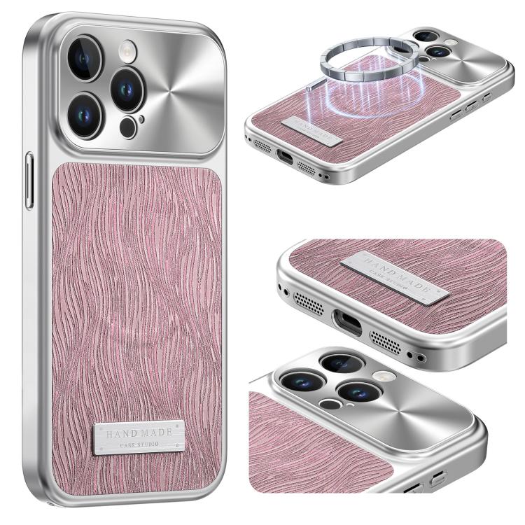 Capa para telemóvel anti-impactos magnética com padrão de ondulação de água corrente, Para iPhone 17 Pro Max, Para iPhone 17 Pro, Para iPhone 17, Para iPhone 16 Pro Max, Para iPhone 16 Pro, Para iPhone 16, Para iPhone 15 Pro Max, Para iPhone 15 Pro