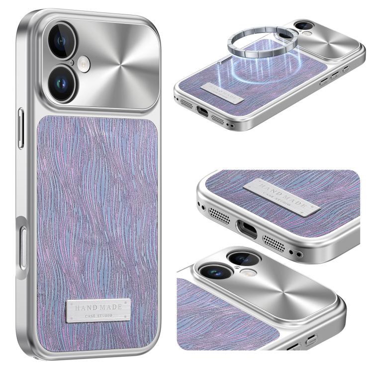 Capa para telemóvel anti-impactos magnética com padrão de ondulação de água corrente, Para iPhone 17 Pro Max, Para iPhone 17 Pro, Para iPhone 17, Para iPhone 16 Pro Max, Para iPhone 16 Pro, Para iPhone 16, Para iPhone 15 Pro Max, Para iPhone 15 Pro