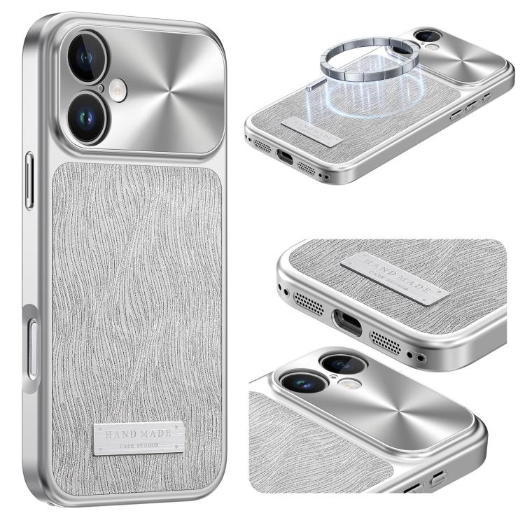 Capa para telemóvel anti-impactos magnética com padrão de ondulação de água corrente, Para iPhone 17 Pro Max, Para iPhone 17 Pro, Para iPhone 17, Para iPhone 16 Pro Max, Para iPhone 16 Pro, Para iPhone 16, Para iPhone 15 Pro Max, Para iPhone 15 Pro