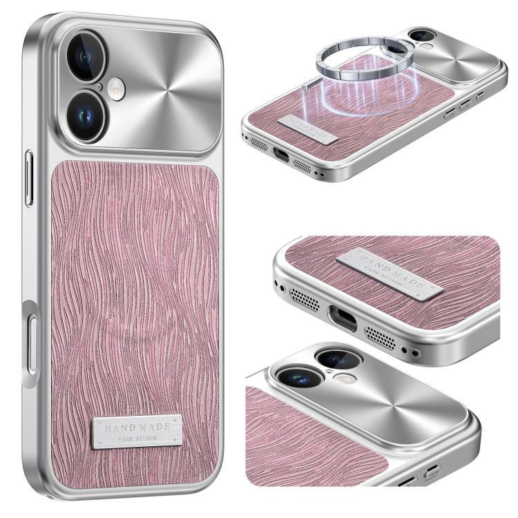 Capa para telemóvel anti-impactos magnética com padrão de ondulação de água corrente, Para iPhone 17 Pro Max, Para iPhone 17 Pro, Para iPhone 17, Para iPhone 16 Pro Max, Para iPhone 16 Pro, Para iPhone 16, Para iPhone 15 Pro Max, Para iPhone 15 Pro