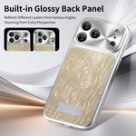 Capa para telemóvel anti-impactos magnética com padrão de ondulação de água corrente, Para iPhone 17 Pro Max, Para iPhone 17 Pro, Para iPhone 17, Para iPhone 16 Pro Max, Para iPhone 16 Pro, Para iPhone 16, Para iPhone 15 Pro Max, Para iPhone 15 Pro