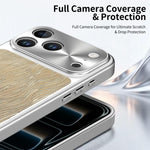 Capa para telemóvel anti-impactos magnética com padrão de ondulação de água corrente, Para iPhone 17 Pro Max, Para iPhone 17 Pro, Para iPhone 17, Para iPhone 16 Pro Max, Para iPhone 16 Pro, Para iPhone 16, Para iPhone 15 Pro Max, Para iPhone 15 Pro