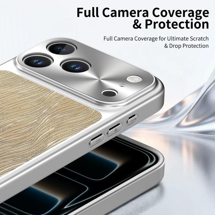 Capa para telemóvel anti-impactos magnética com padrão de ondulação de água corrente, Para iPhone 17 Pro Max, Para iPhone 17 Pro, Para iPhone 17, Para iPhone 16 Pro Max, Para iPhone 16 Pro, Para iPhone 16, Para iPhone 15 Pro Max, Para iPhone 15 Pro