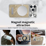 Capa para telemóvel anti-impactos magnética com padrão de ondulação de água corrente, Para iPhone 17 Pro Max, Para iPhone 17 Pro, Para iPhone 17, Para iPhone 16 Pro Max, Para iPhone 16 Pro, Para iPhone 16, Para iPhone 15 Pro Max, Para iPhone 15 Pro