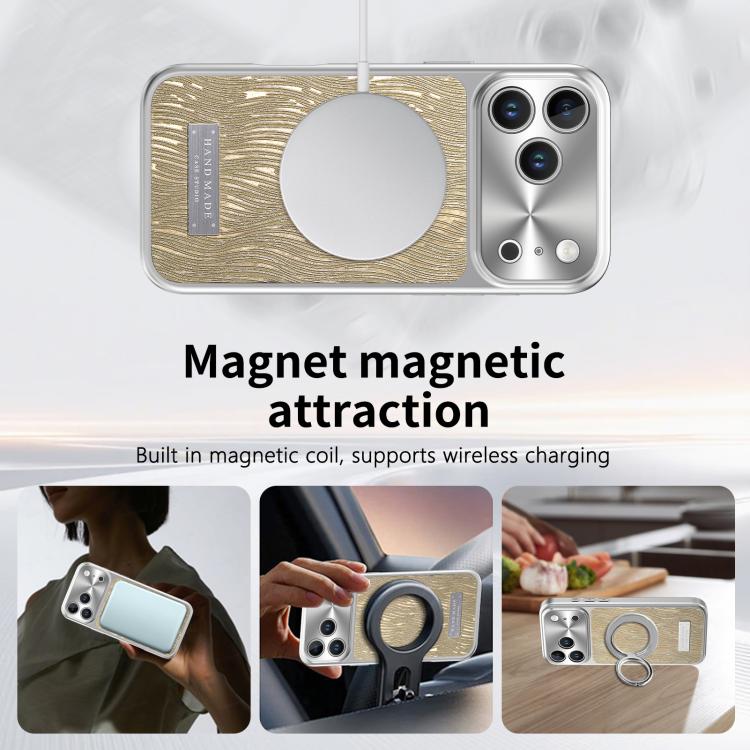 Capa para telemóvel anti-impactos magnética com padrão de ondulação de água corrente, Para iPhone 17 Pro Max, Para iPhone 17 Pro, Para iPhone 17, Para iPhone 16 Pro Max, Para iPhone 16 Pro, Para iPhone 16, Para iPhone 15 Pro Max, Para iPhone 15 Pro