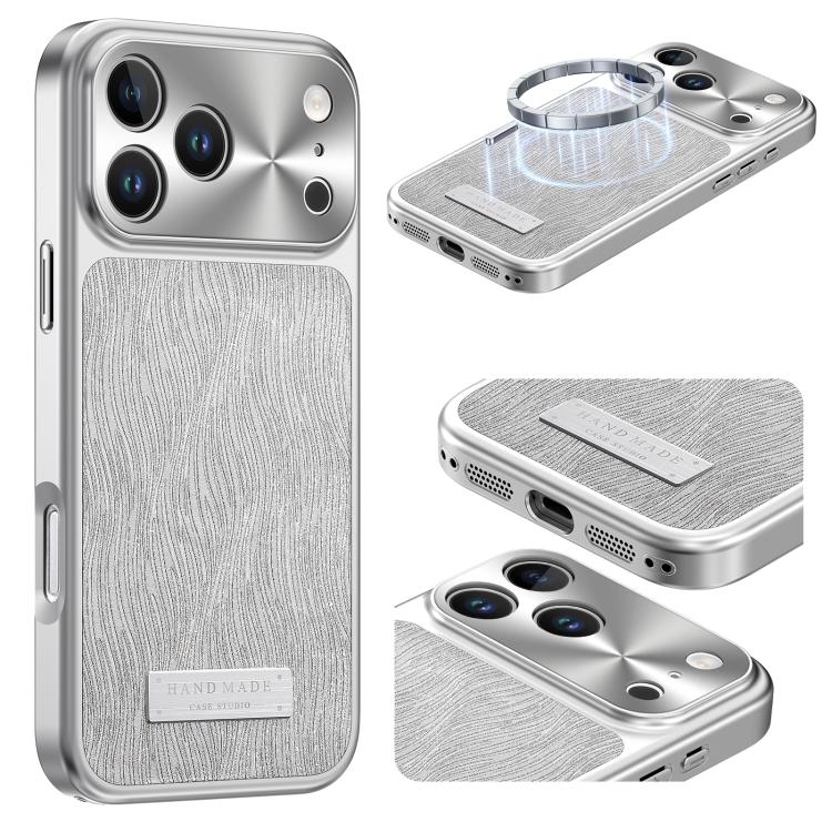 Capa para telemóvel anti-impactos magnética com padrão de ondulação de água corrente, Para iPhone 17 Pro Max, Para iPhone 17 Pro, Para iPhone 17, Para iPhone 16 Pro Max, Para iPhone 16 Pro, Para iPhone 16, Para iPhone 15 Pro Max, Para iPhone 15 Pro