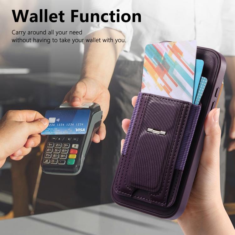 CaseNeo Suporte Dobrável Retro Elástico para Cartões Bolsa Magnética para Telemóvel, Para iPhone 15, Para iPhone 14 / 13, Para iPhone 14 Pro, Para iPhone 14 Pro Max, Para iPhone 13 Pro Max, Para iPhone 13 Pro