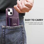 CaseNeo Suporte Dobrável Retro Elástico para Cartões Bolsa Magnética para Telemóvel, Para iPhone 15, Para iPhone 14 / 13, Para iPhone 14 Pro, Para iPhone 14 Pro Max, Para iPhone 13 Pro Max, Para iPhone 13 Pro