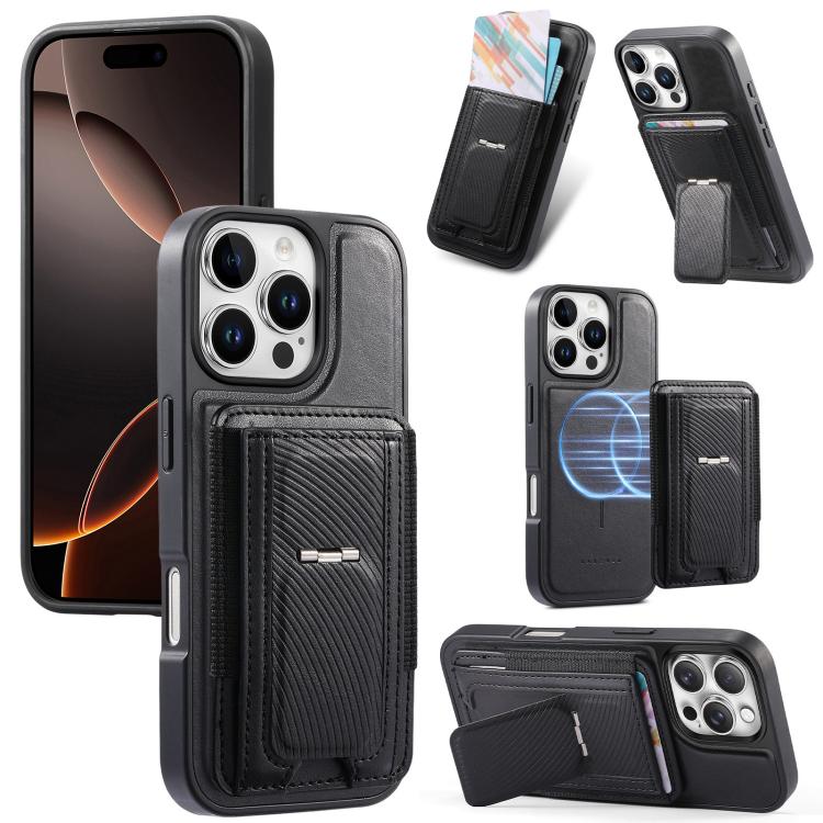 CaseNeo Suporte Dobrável Retro Elástico para Cartões Bolsa Magnética para Telemóvel, Para iPhone 15, Para iPhone 14 / 13, Para iPhone 14 Pro, Para iPhone 14 Pro Max, Para iPhone 13 Pro Max, Para iPhone 13 Pro