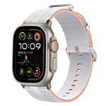 Pulseira de Relógio em Silicone com Padrão de Linhas, Para Apple Watch 46mm / 49mm / 45mm / 44mm, Para Apple Watch 42mm / 41mm / 40mm / 38mm