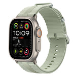 Pulseira de Relógio em Silicone com Padrão de Linhas, Para Apple Watch 46mm / 49mm / 45mm / 44mm, Para Apple Watch 42mm / 41mm / 40mm / 38mm