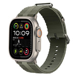 Pulseira de Relógio em Silicone com Padrão de Linhas, Para Apple Watch 46mm / 49mm / 45mm / 44mm, Para Apple Watch 42mm / 41mm / 40mm / 38mm