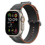 Pulseira de Relógio em Silicone com Padrão de Linhas, Para Apple Watch 46mm / 49mm / 45mm / 44mm, Para Apple Watch 42mm / 41mm / 40mm / 38mm