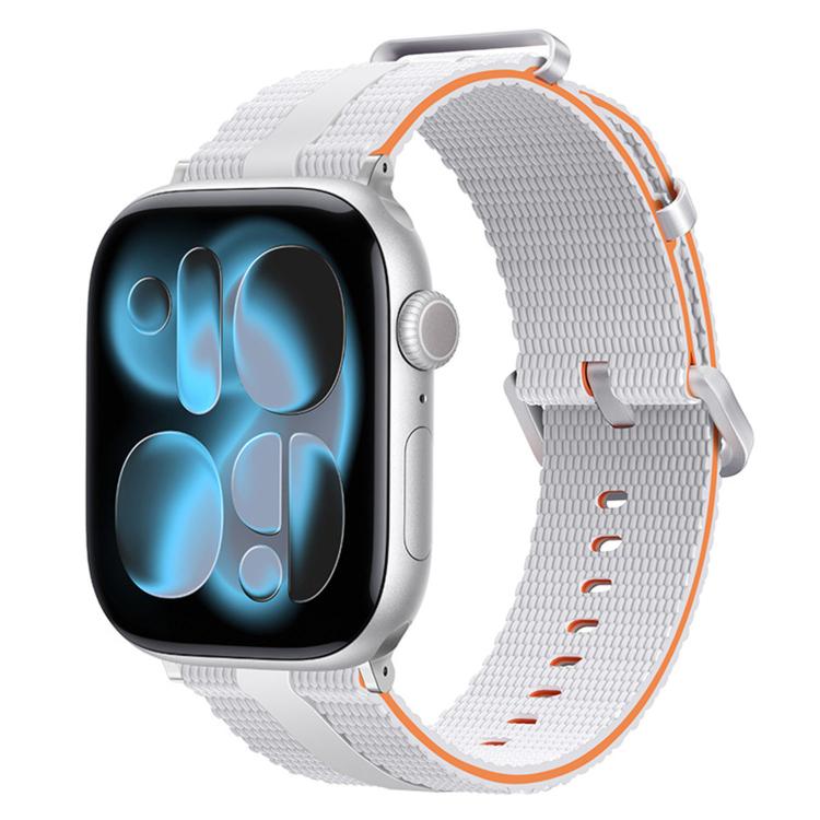 Pulseira de Relógio em Silicone com Padrão de Linhas, Para Apple Watch 46mm / 49mm / 45mm / 44mm, Para Apple Watch 42mm / 41mm / 40mm / 38mm