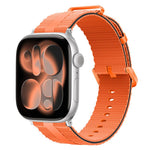 Pulseira de Relógio em Silicone com Padrão de Linhas, Para Apple Watch 46mm / 49mm / 45mm / 44mm, Para Apple Watch 42mm / 41mm / 40mm / 38mm