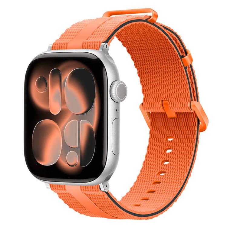 Pulseira de Relógio em Silicone com Padrão de Linhas, Para Apple Watch 46mm / 49mm / 45mm / 44mm, Para Apple Watch 42mm / 41mm / 40mm / 38mm