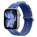 Pulseira de Relógio em Silicone com Padrão de Linhas, Para Apple Watch 46mm / 49mm / 45mm / 44mm, Para Apple Watch 42mm / 41mm / 40mm / 38mm