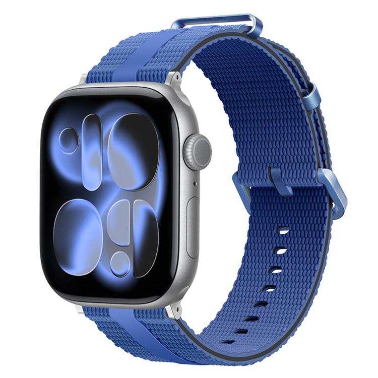 Pulseira de Relógio em Silicone com Padrão de Linhas, Para Apple Watch 46mm / 49mm / 45mm / 44mm, Para Apple Watch 42mm / 41mm / 40mm / 38mm