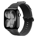 Pulseira de Relógio em Silicone com Padrão de Linhas, Para Apple Watch 46mm / 49mm / 45mm / 44mm, Para Apple Watch 42mm / 41mm / 40mm / 38mm